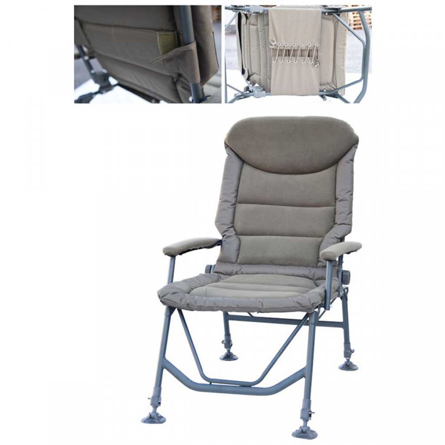 Carp Zoom Marshal VIP extra erős karfás szék – 52x59x43/110cm