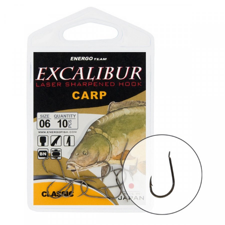 Excalibur Carp Classic horog 10db – 10