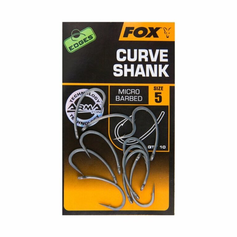 Fox Curve Shank bojlis horog 10db teflon bevonattal
