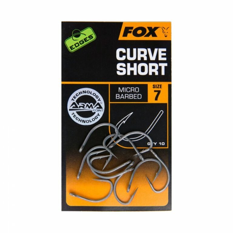 Fox Curve Short horog 10db nikkel bevonattal