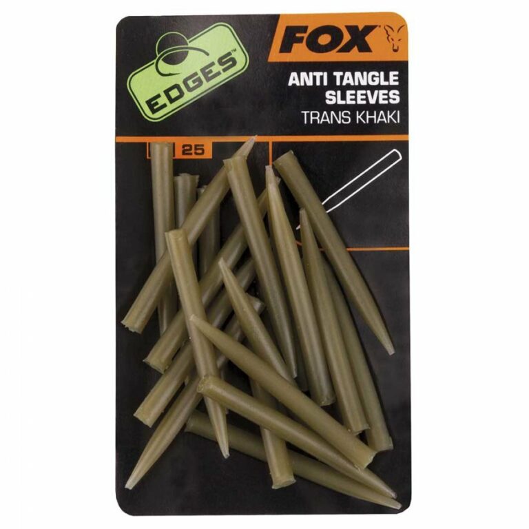 Fox Edges Anti Tangle Sleeves Trans Khaki gubancgátló hüvely L