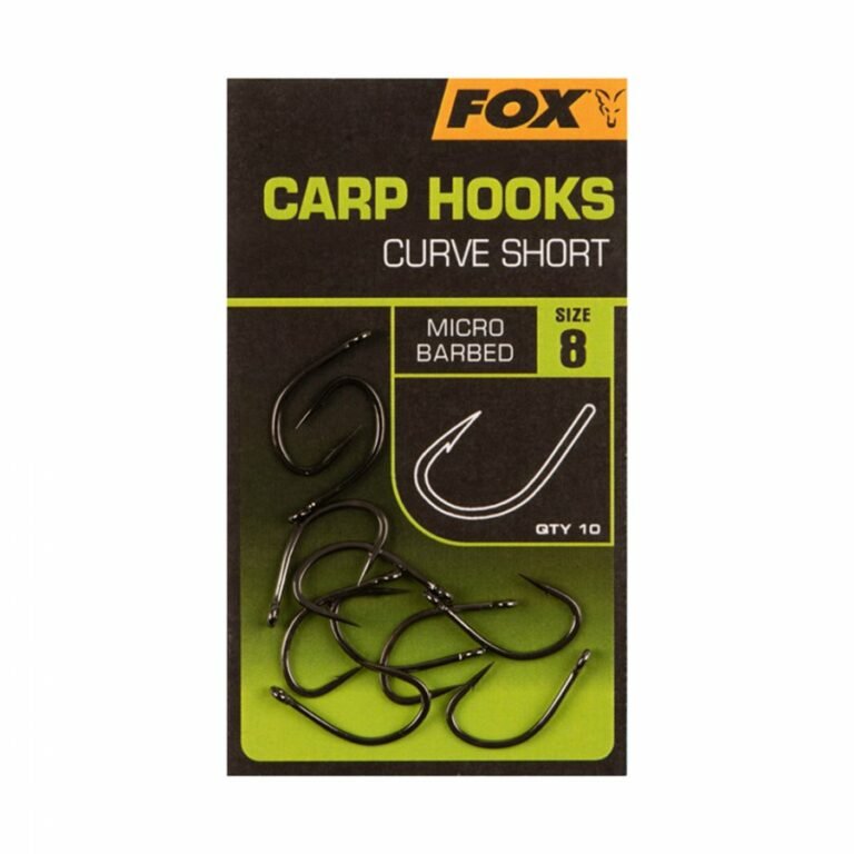 Fox Edges Carp Hooks Curve Short horog 10db nikkel bevonattal