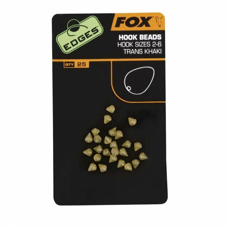 Fox Edges Hook Bead Khaki horog gyöngy 25db