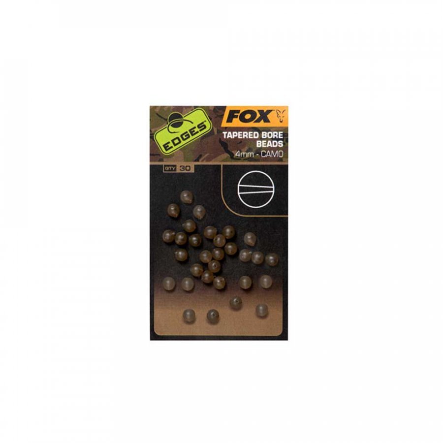 Fox Edges Tapered Bore Beads kúpos furatú gyöngy 30db – 4mm