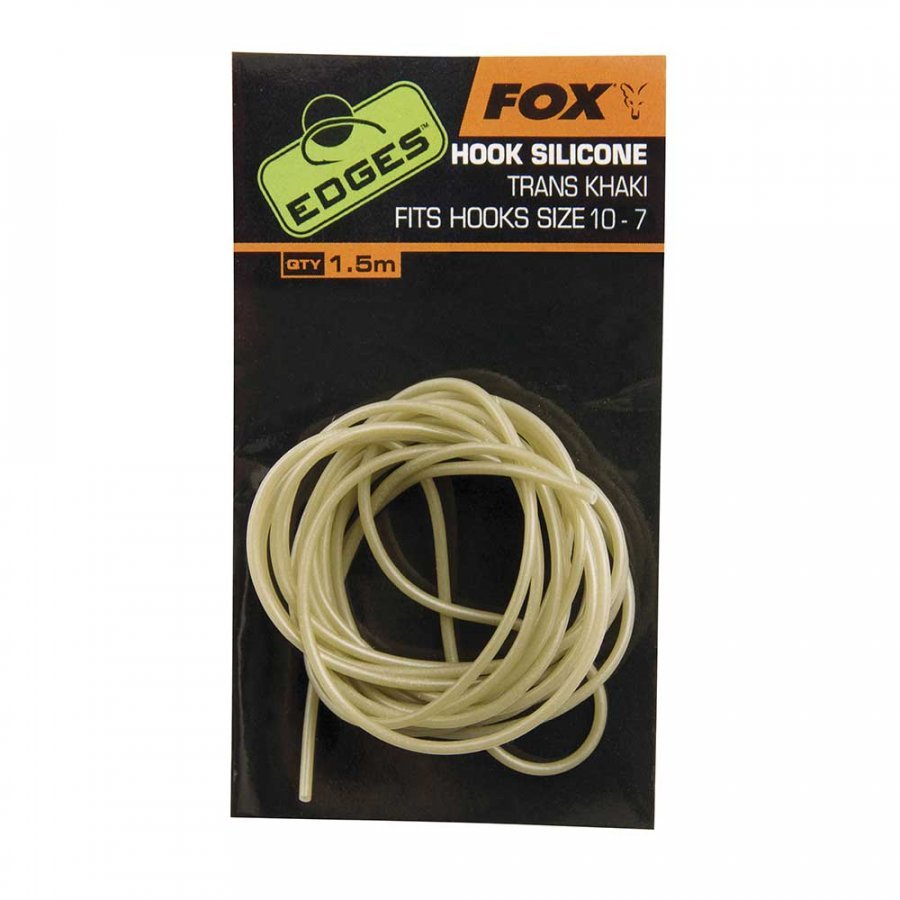 Fox Hook Silicone Trans Khaki szilikon cső 150cm – M