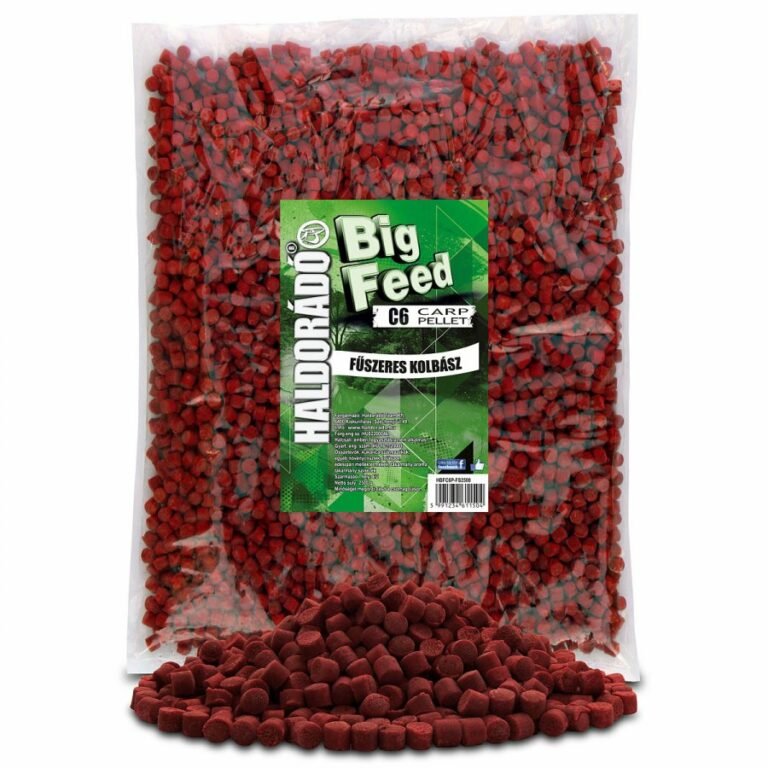Haldorádó Big Feed C6 pellet 2,5kg - fűszeres kolbász