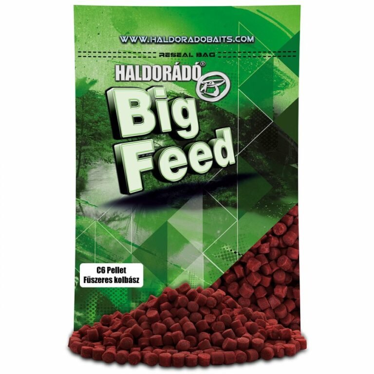 Haldorádó Big Feed C6 pellet 900g - fűszeres kolbász