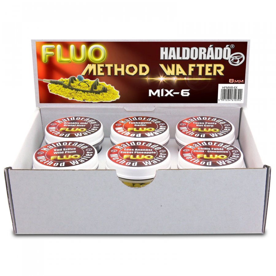 Haldorádó Fluo Method Wafter mix 8mm lebegő csali – 10g