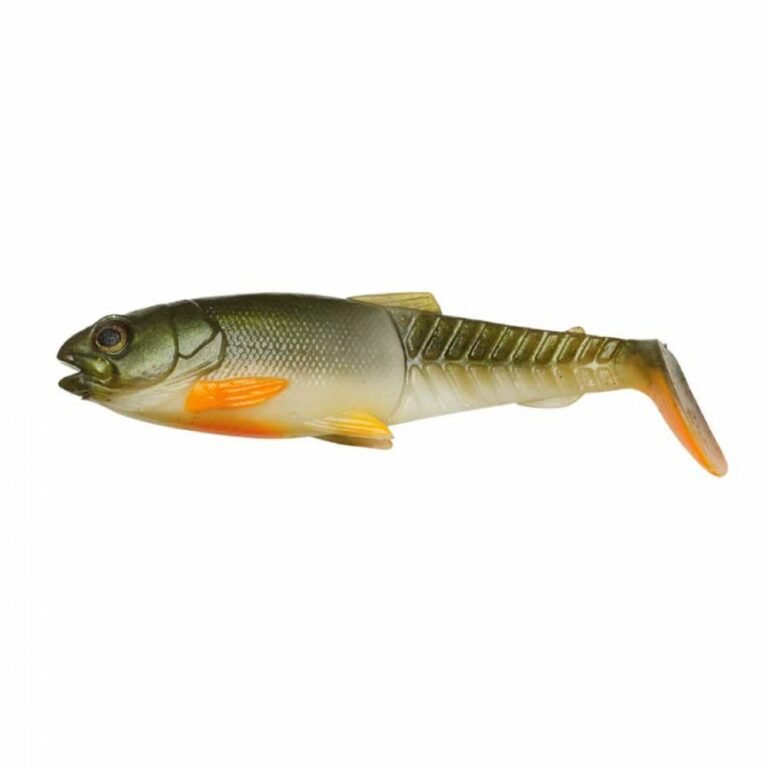 Savage Gear Craft Cannibal Paddletail 10,5cm gumihal - olive pearl hot orange