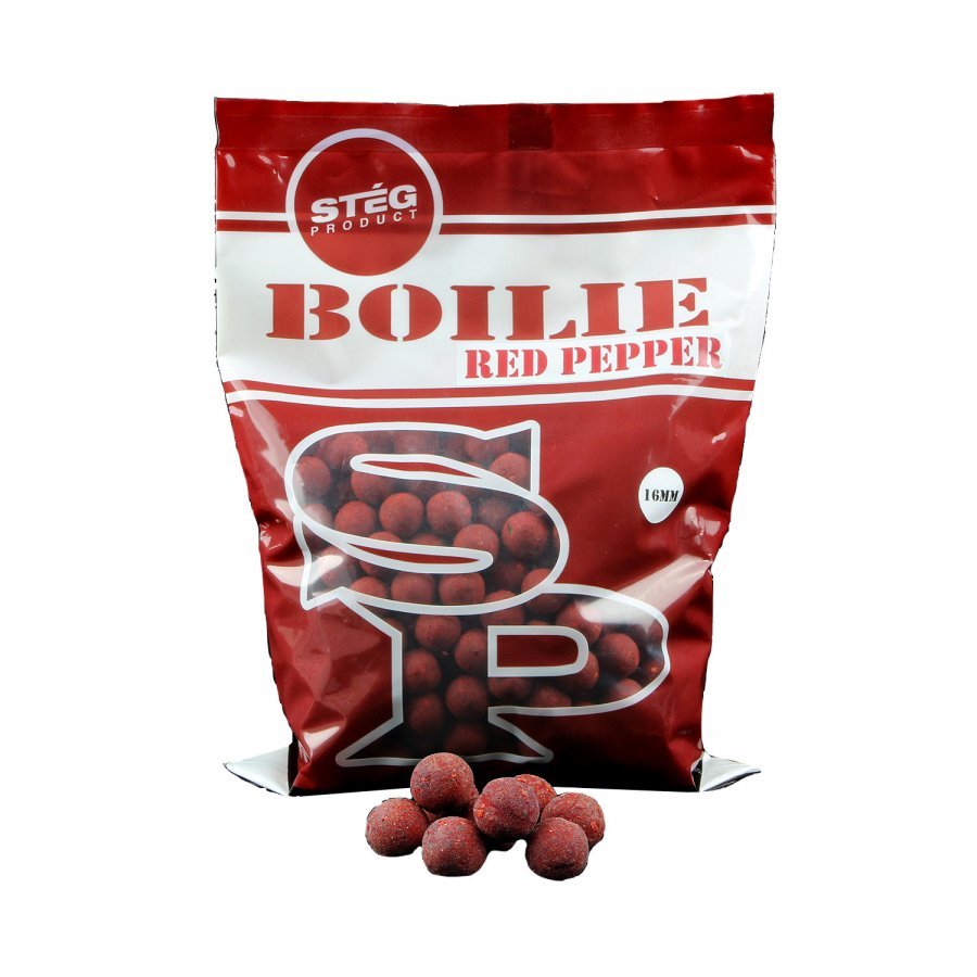 Stég Product Boilie 16mm bojli 800g – red pepper (bors)