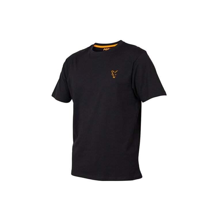 Fox Collection Black-Orange T Shirt póló