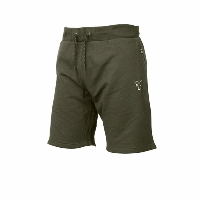 Fox Collection Green Silver Lightweight Jogger Shorts nadrág nadrág