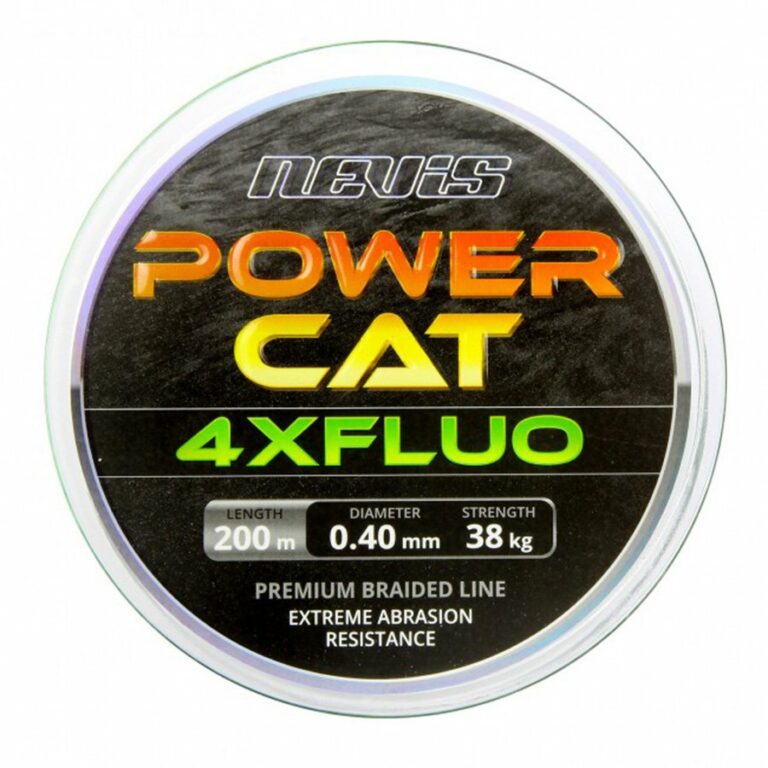 Nevis Power Cat 4x fluo 200m fonott zsinór