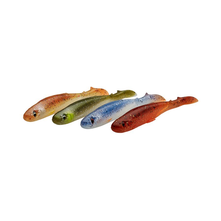 Savage Gear Slender Scoop Shad Clear Water Mix gumihal 4db