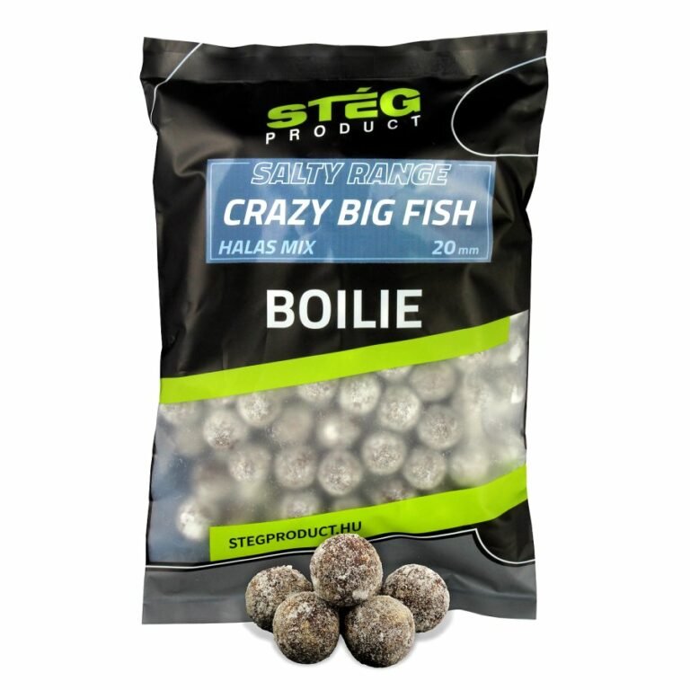 Stég Product Product Salty Boilie Range 20mm bojli 800g - crazy big fish