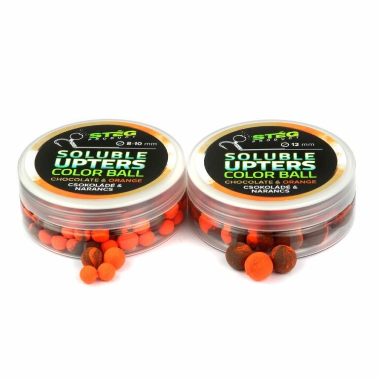 Stég Product Soluble Upters Color Ball 12mm lebegő csali 30g - csoki narancs