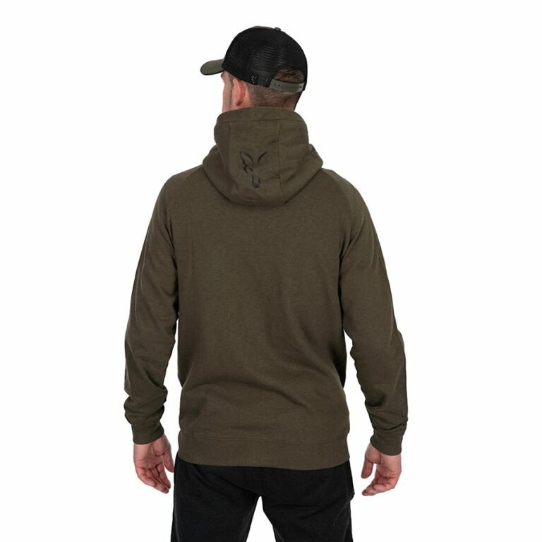 Fox Collection LW Hoody Green&Black pulóver