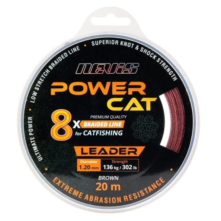 Nevis Powercat Braid Leader 8x harcsázó fonott előke