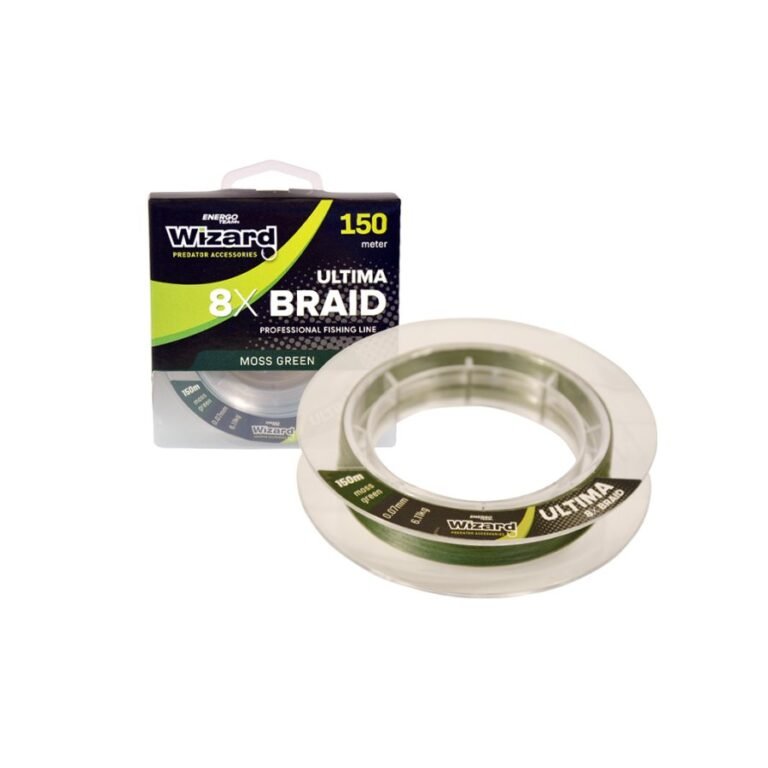 Wizard Ultima 8X Braid Moss Green 150m pergető fonott zsinór